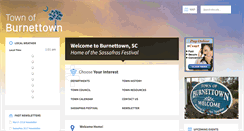 Desktop Screenshot of burnettown.com